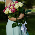 Букет из 25 роз нежный микс (Эквадор, 50 см) — изображение 6