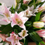 Букет из 5 розовых лилий — изображение 5