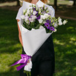 Букет из 7 лизиантусов микс — изображение 7