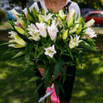 Букет из 9 лилий микс — изображение 3