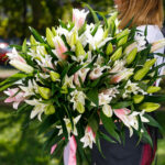 Букет из 9 лилий микс — изображение 5