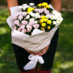 Миниатюрные кустовые хризантемы