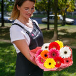 Букет из 11 гербер микс — изображение 2