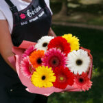 Букет из 11 гербер микс — изображение 4