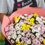 Разноцветные сантини букет