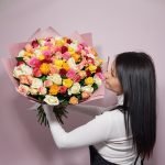 Букет из 101 розы микс (Кения , 50 см) — изображение 2