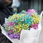 Букет из радужной гипсофилы — изображение 3