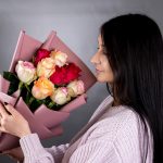 Букет из 9 роз нежный микс (Эквадор, 50 см) — изображение 4