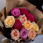 Букет из 1 1 роз нежный микс (Россия, 50см) — изображение 6