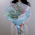 нежный букет гипсофил