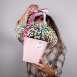 сумочка с воздушной гипсофилой