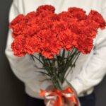 Букет из красных гвоздик, 25 штук — изображение 4