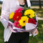 букет гербер на 1 сентября